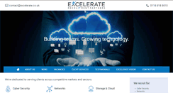 Desktop Screenshot of excelerate.co.uk