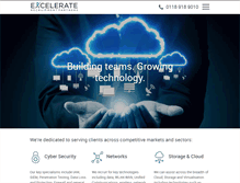 Tablet Screenshot of excelerate.co.uk